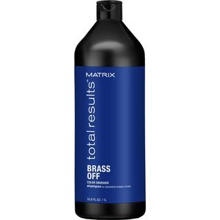 Matrix Brass Off Shampoo neutraliserer orange undertoner 1000 ml - 1000 ml