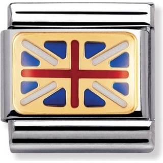 Nomination Union Jack Flag Charm - Multi-colour