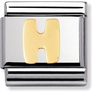 Nomination Classic - Composable Classic - Buchstabe H - 030101/08 - silber
