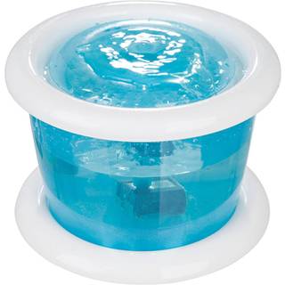 Trixie Drinking Fountain Bubble stream plastic 3 l/ø 25 × 16 cm blue/white