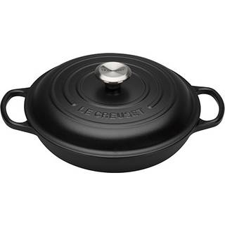 Le Creuset Gourmet-Profitopf Gusseisen Schwarz 26cm