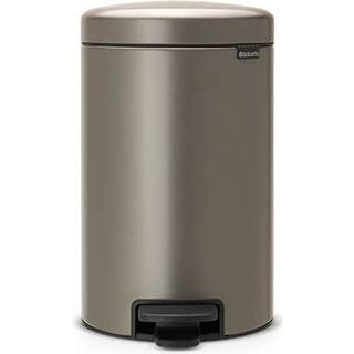 Brabantia newicon 12l platinum pedalspand