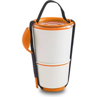 Black + Blum Lunch Pot Original - White/Olive - Str. 300ml/600ml - Madkasse