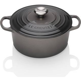 Signature Rund Støbejernsgryde, Flint, 6,7 L