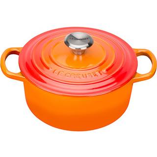 Le Creuset Bräter Signature Rund Gusseisen Ofenrot 18cm