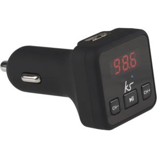 Kitsound Bluetooth til FM sender til bil og trådløs mikrofon til samtale