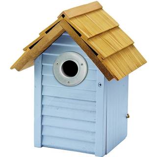 Gardman "Beach hut" redekasse, blå, 13 x 13 x 25 cm