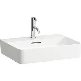 LAUFEN Val håndvask med hanehul, Saphir keramik, hvid, 60 cm