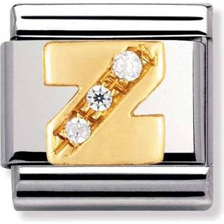 Nomination Letter Z Charm - Stainless Steel - Gold