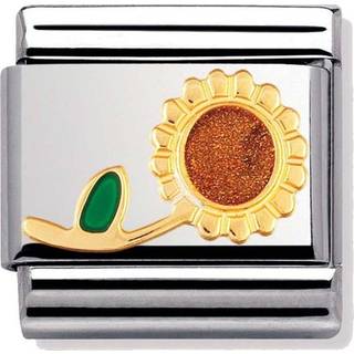 Nomination Sunflower with Stem Charm - Gold
