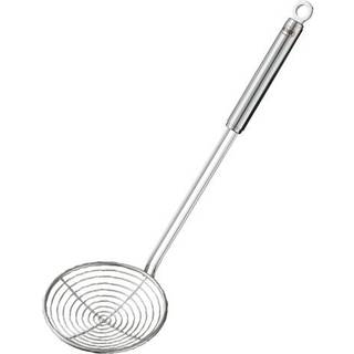 Rösle Seihlöffel 14 cm mit Rundgriff - Edelstahl - Silber