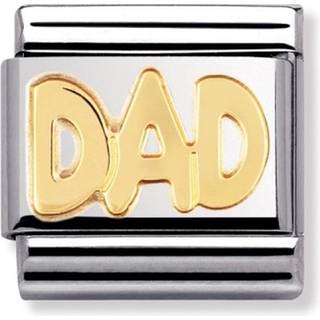 Nomination DAD Charm - Stainless Steel - Gold