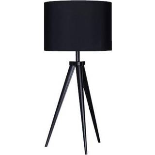 Paso tri 25 bordlampe sort med Hvid skærm - Darø