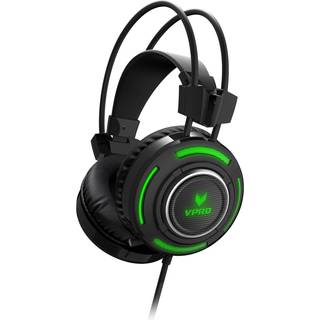 Rapoo VH200 over-ear gaming headset med støjreducerende mikrofon og RGB LED-belysning