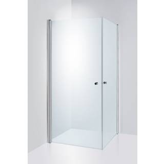 Brusehjørne Duschbyggarna Twin De Luxe 700X900 Klart Glas/Krom