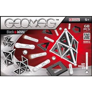 Geomag Byggesæt Sort & Hvid - 68 stk