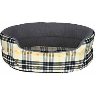 Trixie Lucky bed oval 75 × 65 cm grey/white