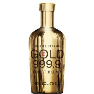 Gin Gold 999.9 Guld Gin Premium France 70 cl 40%