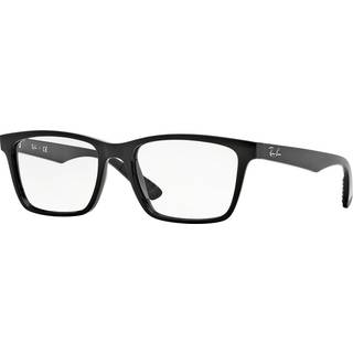 Ray - Ban Unisex RX7025 2000 Optiske stel Injiceret Sort Transparent Firkantet Normal