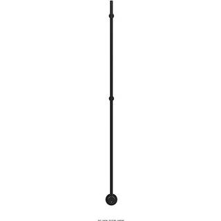 Strømberg Tyholt håndklæderadiator Sort - 1500 x 90 mm