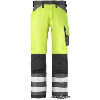 Snickers Workwear 3333 Håndværkerbukser Bemærk, gul/sort D120