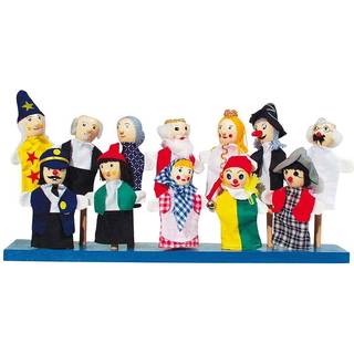 Fingerdukker - 12 stk. figurer - Fra 3 år