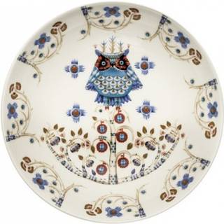 Iittala Taika dyb tallerken 20 cm sort mønster