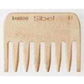 Sibel Bamboo B1 Wooden Antistatic Afro Comb 9 cm