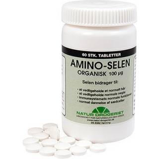 Natur Drogeriet Selen Amino 100 ug (60 tabletter)