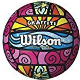 Wilson Cast Away Mini Volleyball - White Holdable 18 -Panel Synthetic Material Cover Ideel Størrelse til visning