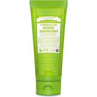 Dr. Bronner's - Organisk raksvål (citrongräs 7 ounce) - Certifierat organiskt socker och shikakai -pulver lugnar och fuktar för nära bekväm rakan