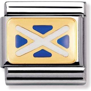 Nomination Scottish Flag Charm - Blue
