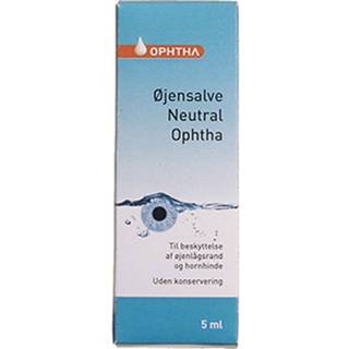 Øjensalve Neutral "Ophtha" 200 mg/g 5 ml Øjensalve