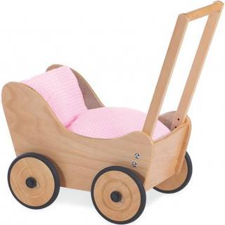 Pinolino Dukkevogn – Sarah, Lakeret Bøg – Leg - Børn - Bamser, dukker og udstyr