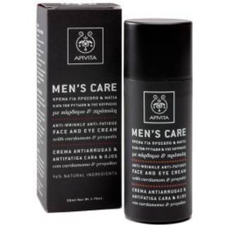 Apivita Men&#39;s Care Anti-Wrinkle Anti-Fatigue Face and Eye Cream Anti-rynke creme til ansigt og øjne 50 ml - 50 ml