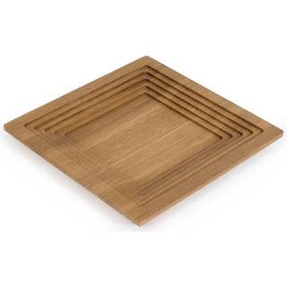 Spring Copenhagen Colosseum Square Platter 28x28 Cm Oak - Frugtskåle Eg - 1023