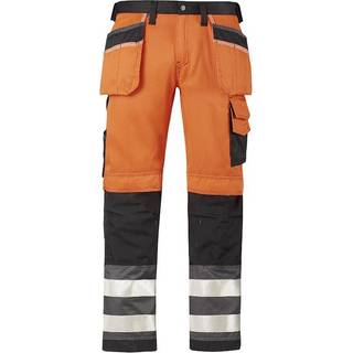 SNICKERS arbejdsbukser 3233 Hi-Vis gul - C48