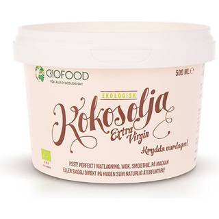 Biofood Duftfri Kokosolie, 500 ml