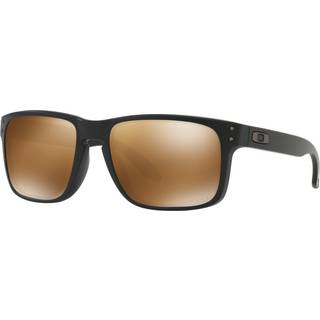 Oakley Mand OO9102 HOLBROOK 9102D7 Solbriller O_matter Sort Brun Firkantet Polariseret Prizm