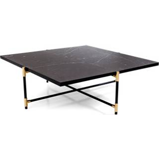 HANDVÄRK Furniture Coffee Table 90 Black Frame Black Marble