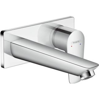 hansgrohe Talis E 1-grebs håndvaskarmatur til 2-huls indbygning i væg med 16,5 cm tud i krom
