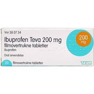 Ibuprofen Teva 200 mg - 20 tabletter