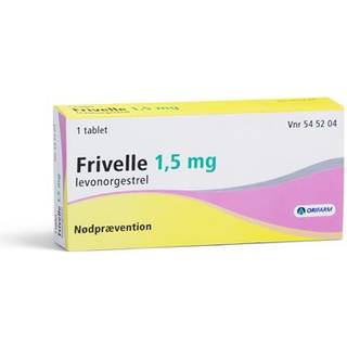 Frivelle 1,5 mg (Håndkøb, apoteksforbeholdt) 1 stk Tabletter