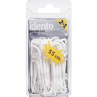 Idento Floss and Stick 2 in 1 Blå 55 stk.