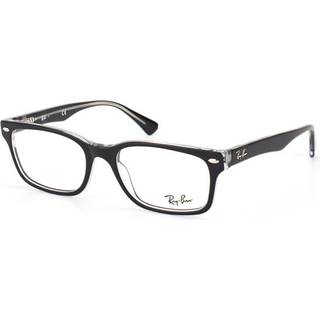 Ray - Ban Unisex RX5286 2034 Optiske stel Acetat Sort Transparent Firkantet Normal