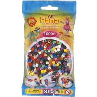 Hama Midi, perler, 1.000 stk., mix 67, 22 standardfarver [Levering: 1-2 dage]