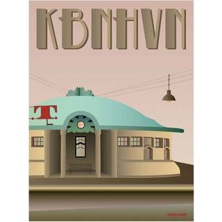 Tilbud: Spar 60% - København Trianglen - Plakat 30x40 cm fra ViSSEVASSE