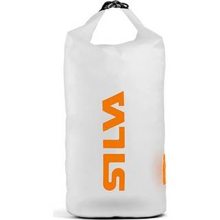 Drybag / vandtæt pakpose Silva TPU, 70D, 12 liter, med pandelampebeslag, transparent/orange