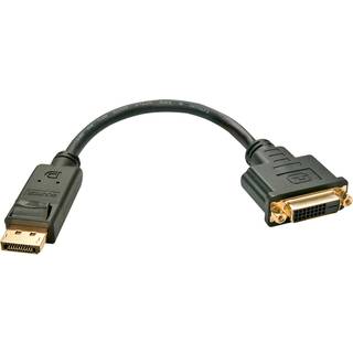 Lindy Displayport til DVI adapter kabel | 15 cm | PRIS-MATCH