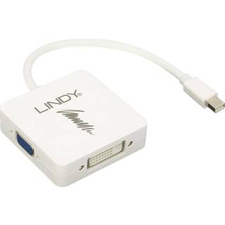 LINDY Mini-DP 1.2 an HDMI 4K/DVI/VGA Adapt Mini-DPort St/3x Buchse